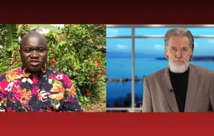 Christian Peschken im Gespräch mit Clement Awanfe Ngueto, Gründer und Geschäftsführer von Global Compassion, (Kamerun)
 / Screenshot