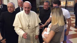 Papst Franziskus in Assisi. / CNA/Angela Ambrogetti