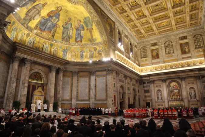 Ökumenische Vesper zum Abschluss der Gebetswoche für die Einheit der Christen in der Basilika St. Paul vor den Mauern.