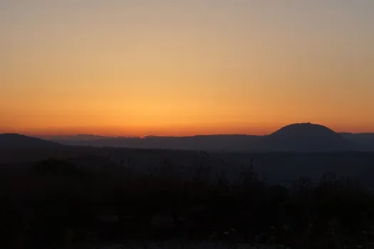 Sonnenaufgang über dem Berg Tabor im Heiligen Land am 12. März 2017. / CNA/Daniel Ibanez