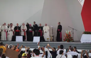 Gebestreffen zur Nationalen Versöhnung mit Papst Franziskus am 8. September 2017 in Villavicencio. / CNA / Alvaro de Juana