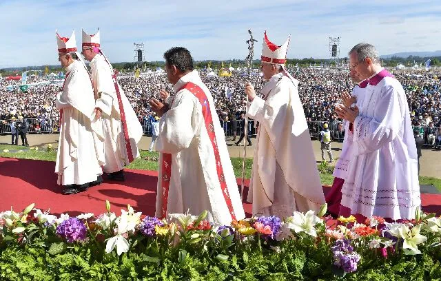 Einzug des Papstes