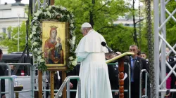 Papst Franziskus beim Gebet des Regina Coeli in Sofia (Bulgarien) am 5. Mai 2019 / Andrea Gagliarducci / CNA Deutsch