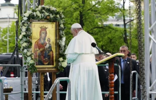 Papst Franziskus beim Gebet des Regina Coeli in Sofia (Bulgarien) am 5. Mai 2019 / Andrea Gagliarducci / CNA Deutsch