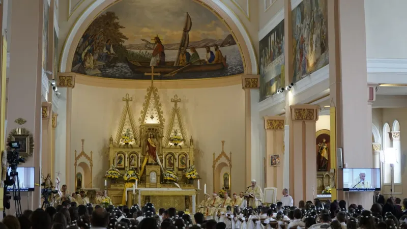 Die Herz-Jesu-Kirche in Rakowski (Bulgarien) am 6. Mai 2019