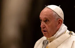 Papst Franziskus predigt bei der Priesterweihe im Petersdom am 12. Mai 2019 / Daniel Ibanez / CNA Deutsch