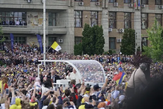 Papst Franziskus bei der Ankunft im rumänischen Jassy am 1. Juni 2019 / Andrea Gagliarducci / CNA Deutsch