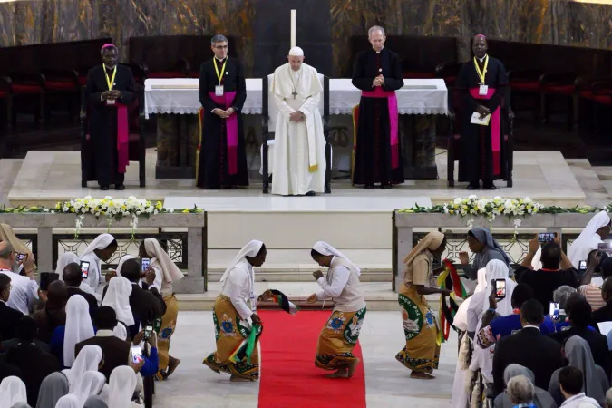 Tanzende Schwestern im Dom am 5. September 2019