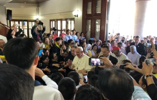 Papst Franziskus in Bangkok am 22. November 2019 / Papal Flight Press Pool
