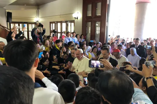 Papst Franziskus in Bangkok am 22. November 2019 / Papal Flight Press Pool