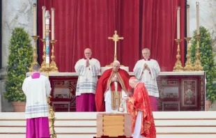 Totenmesse für Papst Benedikt XVI., 5. Januar 2023 / Daniel Ibáñez / CNA Deutsch