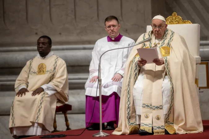 Osternacht im Petersdom, 30. März 2024: „Lasst uns die Auferstehung Jesu besingen”