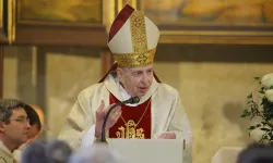 Kardinal Kurt Koch predigt zu Fronleichnam in der Kirche am Campo Santo Teutonico im Vatikan / Elizabeth Alva / CNA Deutsch