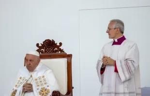 Papst Franziskus bei der Messe in Jakarta am 5. September / Daniel Ibáñez / EWTN News