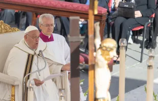 Papst Franziskus bei der Eröffnung der zweiten Sitzung der Weltsynode am 2. Oktober 2024 / Daniel Ibáñez / EWTN News