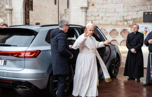 Papst Leo XIV. in Assisi / Sala Stampa Sacro Convento Assisi