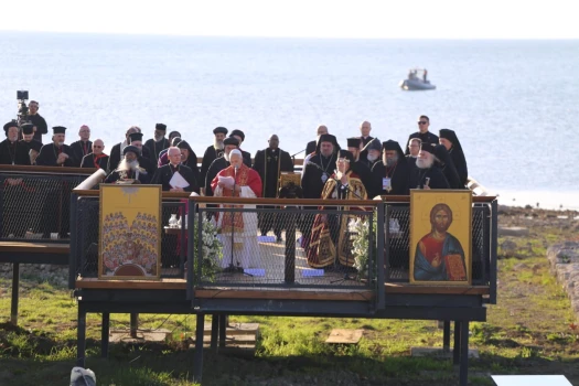 Papst Leo XIV. in İznik in der Türkei / Elias Turk / EWTN News